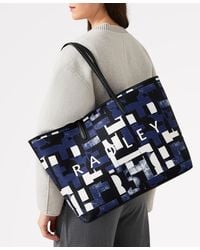 Radley - Southwell Gardens Abstract Geo Large Open Top Tote Bag - Lyst