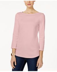 charter club boat neck tops