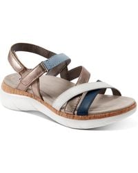 Earth - Rosie Strappy Slingback Flat Sandals - Lyst