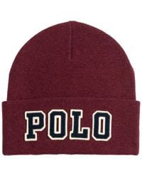 Polo Ralph Lauren - Polo Patch Beanie Hat - Lyst