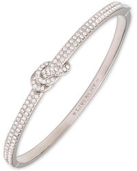 Givenchy - Crystal Stone -tone Bangle Bracelet - Lyst