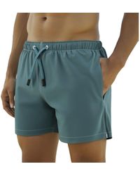 NoNetz - Retro 5" Inseam Slim Fit No Rash Swim Trunks - Lyst