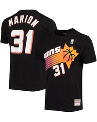 Mitchell & Ness - Shawn Marion Phoenix Suns Hardwood Classics Stitch Name And Number T-shirt - Lyst