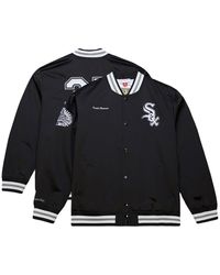 Mitchell & Ness - Frank Thomas Chicago White Sox Legends Collection Vintage Satin Full-snap Jacket - Lyst