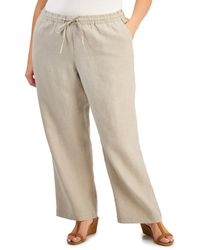 Charter Club - Plus Size 100% Linen Pants - Lyst