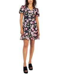 Sam Edelman - Embroidered Floral A-line Dress - Lyst