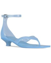 Jeffrey Campbell - Gummy Kitten-heel Jelly Thong Sandals - Lyst