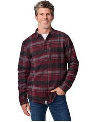 Free Country - Easywear Ii Fleece Lined Flannel Shirt - Lyst