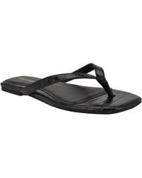 Calvin Klein - Stelea Flat Thong Sandals - Lyst