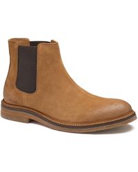 Johnston & Murphy - Calder Chelsea Round Toe Boots - Lyst