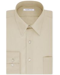 Van Heusen - Big & Tall Classic/regular Fit Wrinkle Free Poplin Solid Dress Shirt - Lyst
