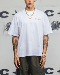 carre - Side Script Oversized T-shirt - Lyst