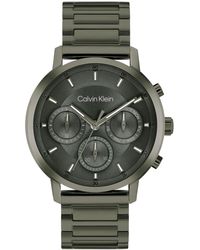 Calvin Klein - Gauge Ionic Plated Barley Green Steel Bracelet Watch - Lyst