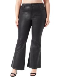 Jessica Simpson - Trendy Plus Size Charmed Coated Flare Pants - Lyst