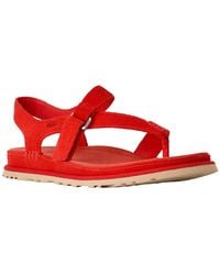UGG - Goldengaze Open Toe Flat Sandals - Lyst