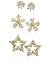Macy's - 3-pc. Cubic Zirconia (0.59 Ct. T.w. - Lyst