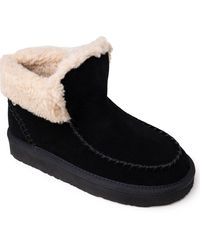 Minnetonka - Chandra Suede Berber Lined Ankle Boots - Lyst