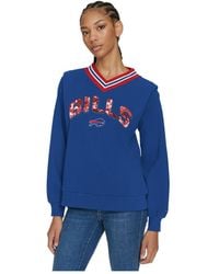 Tommy Hilfiger - Buffalo Bills Alice V-neck Pullover Sweatshirt - Lyst