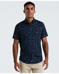 Original Penguin - Short Sleeve All-over Print Skiers Shirt - Lyst