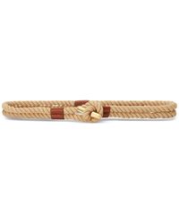 NWT Polo Ralph Lauren Rope Anchor-Toggle Skinny Belt Size XL Anchor Rope Belt main image 3