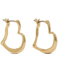Kate Spade - Amour -tone huggie Hoop Earrings (also - Lyst