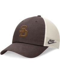 Nike - Brown San Diego Padres Cooperstown Collection Rewind Club Trucker Adjustable Hat - Lyst