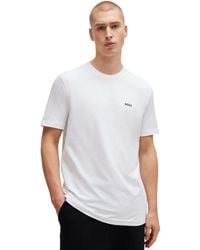 BOSS - Boss By Contrast Logo Regular-fit T-shirt - Lyst