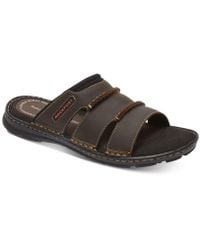 rockport men's rocklake flat sandal