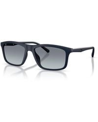 Emporio Armani - Rectangle Sunglasses - Lyst