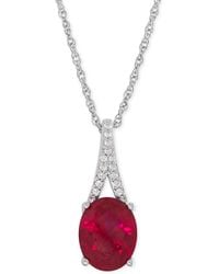 Macy's - Lab-grown Ruby (3-5/8 Ct. T.w. - Lyst