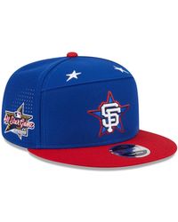 KTZ - Blue/red San Francisco Giants 2025 Mlb All-star Game Workout Side Patch 9fifty Snapback Hat - Lyst