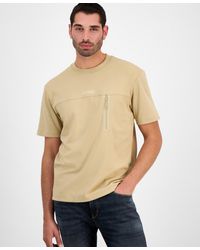 BOSS - Hugo By Dubi Relaxed Fit Short Sleeve Crewneck Zipper T-shirt - Lyst