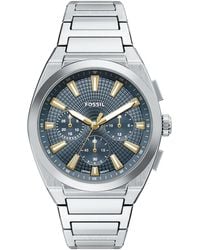 Fossil - Everett Chronograph Stainless Steel Watch - Lyst