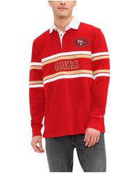 Tommy Hilfiger - San Francisco 49ers Cory Varsity Rugby Long Sleeve T-shirt - Lyst