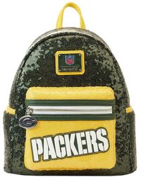 Loungefly - And Bay Packers Sequin Mini Backpack - Lyst
