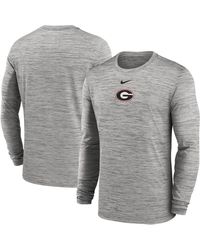 Nike - Georgia Bulldogs 2025 Sideline Velocity Performance Long Sleeve T-shirt - Lyst