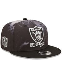 KTZ - Las Vegas Raiders Ink Dye 2022 Sideline 9fifty Snapback Hat - Lyst