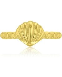 Roxy - Waterproof Yellow Sea Shell Beads Ring - Lyst