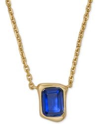 Kate Spade - Cubic Zirconia Molten Pendant Necklace - Lyst