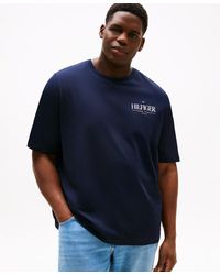 Tommy Hilfiger - Big & Tall Short Sleeve Crewneck Stack Logo T-shirt - Lyst