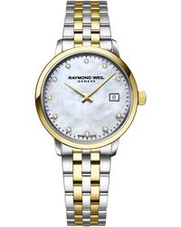 Raymond Weil - Swiss Toccata Diamond-accent Two-tone Stainless Steel Bracelet Watch 29mm - Lyst