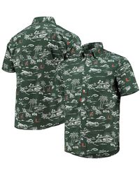 Mens Vintage Reyn Spooner Hawaiian Aloha Shirt Small Button Up Ginger Kleding Herenkleding Overhemden & T-shirts Overhemden 