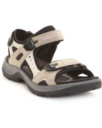 black ecco sandals