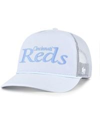 '47 - Cincinnati Reds Foundation Script Hitch Adjustable Trucker Hat - Lyst