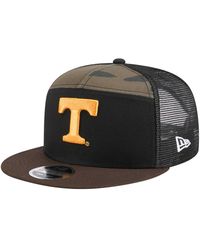 KTZ - Camo/black Tennessee Volunteers Outdoor Wide Panel 9fifty Snapback Trucker Hat - Lyst