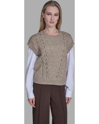 BCBGMAXAZRIA - Pull-on Sweater Vest - Lyst