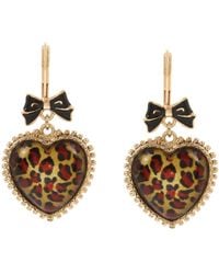 Betsey Johnson Antique Goldtone Pink Teapot and Cup Twofinger Ring