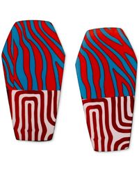 Swanky Designs - Geometric Gemma Stud Earrings - Lyst