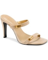 Donna Karan - Bailey Double Band Slip-on Dress Sandals - Lyst