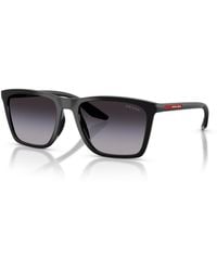Persol - Prada Linea Rossa Rectangle Sunglasses - Lyst